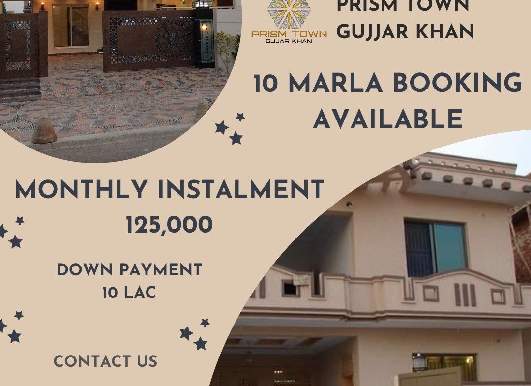 10 Marla Booking Available on Easy Installment